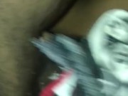 Nasty sloppy blowjob & extremely tight creamy pussy gets creampied 6/16