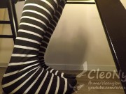 #57 striped stockings 14/16