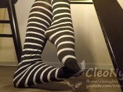 #57 striped stockings 8/16