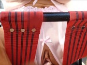 7 minutes multi squirt like a fountain orgasm on her friends cock and body 14/16