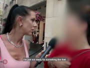 HITZEFREI Random thick black babe fucks a stranger 3/16