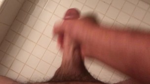 Jerking in the shower