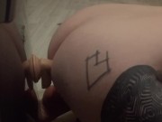 Wife two cocks fantasy with dildo play 6/16