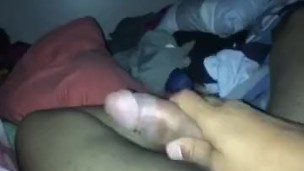 Laying in bed 
