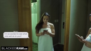 BLACKEDRAW Abigail Mac's Husband Sets Her Up With Biggest BBC In The World