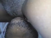 Pussy licking in the shower