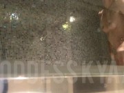 Shower Voyeur - nude shower tease, feet ass and tits! 14/16