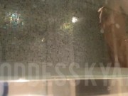 Shower Voyeur - nude shower tease, feet ass and tits! 16/16