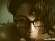 Watch me tease and SUCK on Daddy's dick while I shake my ass 14/16