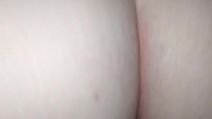Naughty Nicole rides a massive dildo