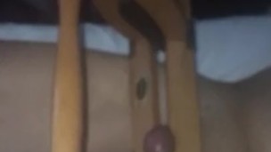 Balls squeezed in between table