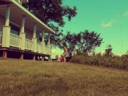 Missy and George Exposed -  Sucking His Dick in the Front Yard 16/16