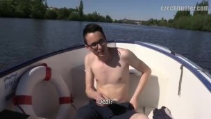  CZECH HUNTER 355 - Twink Gets Picked Up From The Park & Gets His Hairy Ass Drilled