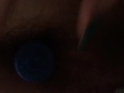 She dominates his tight ass with tou til he cums 13/16