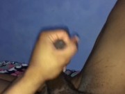 Jamaican Man Massages His Banana Cock Until He Explodes on Himself!! 10/16