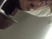 Silent solo Jerk Off. Neighbors have visitors. Pt.2