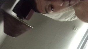 Silent solo Jerk Off. Neighbors have visitors. Pt.2