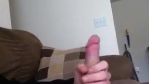 Stroking my 9.5” monster cock