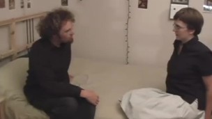 Hairy chubby hippie chick fucked and jizzed on