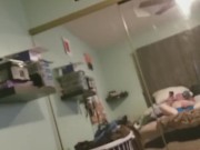 Stroking my cock for my whore to watch and tease her