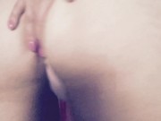 Blonde in pink lingerie plays with curves and talks dirty to you 6/16