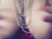 Blonde with big boobs teases with lollipop 16/16