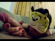 Hot  Fitness Girl With Big Ass Blowjob Like a Pro - PeachExplosion 9/16