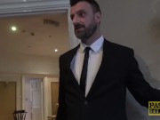 Nasty British subslut gagged for rough cunt pounding 3/16