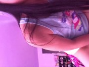 Asian cums hard on big cock 12/16