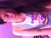 Asian cums hard on big cock 13/16