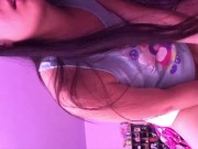 Asian cums hard on big cock 4/16