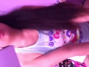 Asian cums hard on big cock 7/16