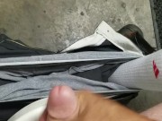 Cum at work!!