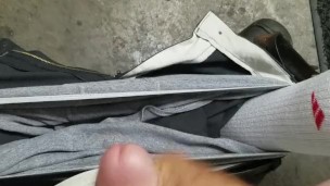 Cum at work!!