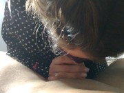 YOUNG BABE pleases nice dick BIG CUMSHOT 7/16