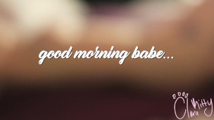 Good Morning Babe... Girlfriend experience, first topless video preview