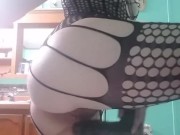 THROBBING ORGASM FROM DILDO & BUTT PLUG 11/16