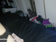 Daddy's little Slut Anal Stretched with Purple Dildo 3/16