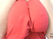 Deep massaging my F cup boobs 4/16