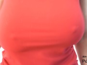 Deep massaging my F cup boobs 6/16