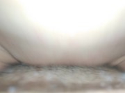 Amateur close up pussy fuck in fishnet and cum on pussy 8/16