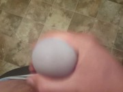 kitchen jerk while wife is in shower