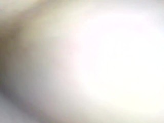 Petite 19yo gets trained by big white cock POV