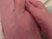 Spit, Cum, Lotion and Vape on teen feet