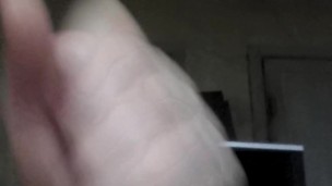 Moaning Stroking my cock and cumming