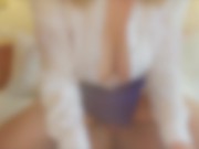 The Ginger Secretary Part 2 | Redhead Cowgirl to Dripping Creampie 6/16