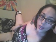 Panties to side filling my pussy