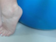 SEXY BRAZILIAN GIRL FAKE cum on Feet PODOLATRIA 16/16