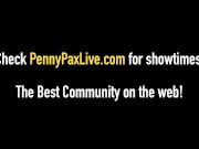 Beautiful Red Head Penny Pax Tongues Pussy With Riley Reid! 1/16