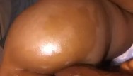 Gorilla squeezes womans ass - Ebony squeeze big dildo in tight ass